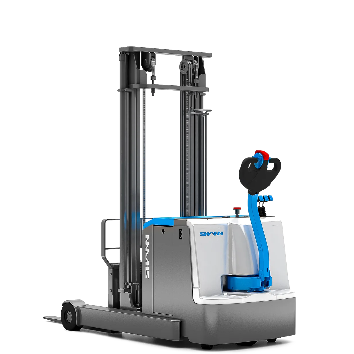 SHANN CQD 12 R — электрический ричтрак-штабелер